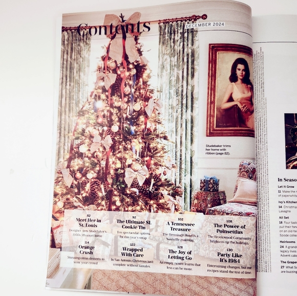 🍭7/$15 Southern Living Magazine December 2024 Holiday Spirit - Picture 2 of 5